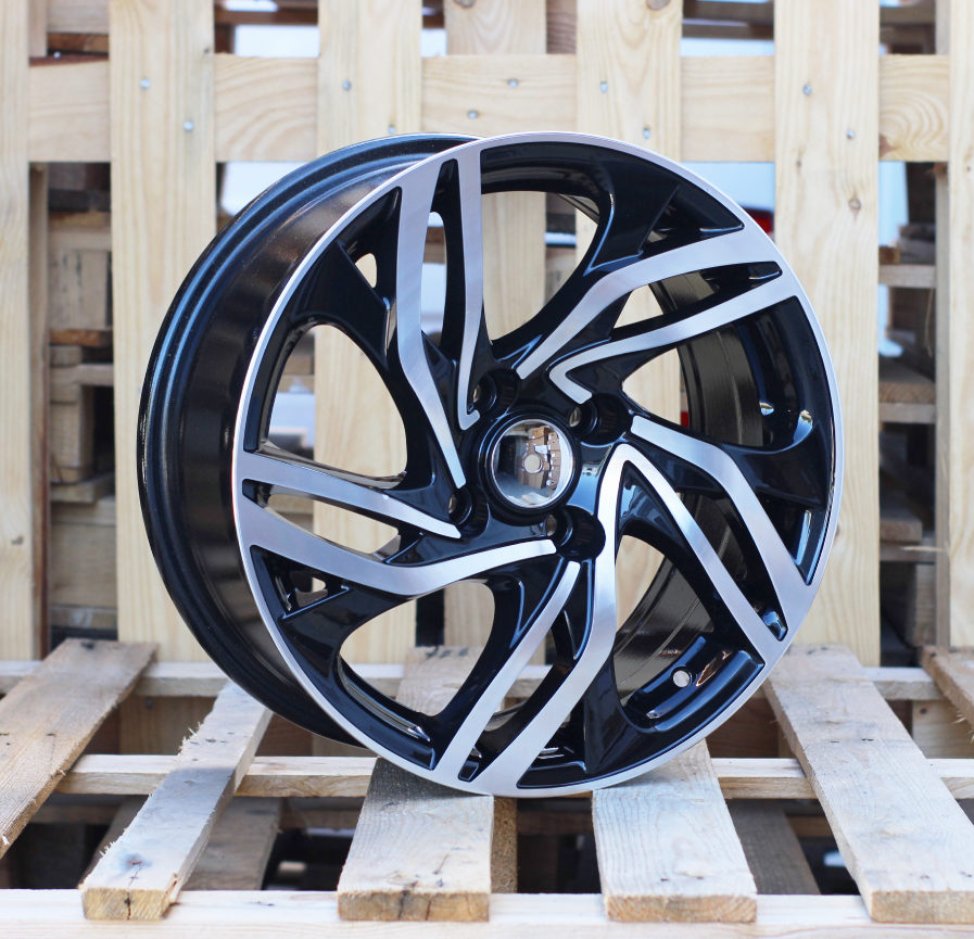 Diski R16 4x108 J7 ET25 RACINGLINE BK607 CITROEN Black Polished