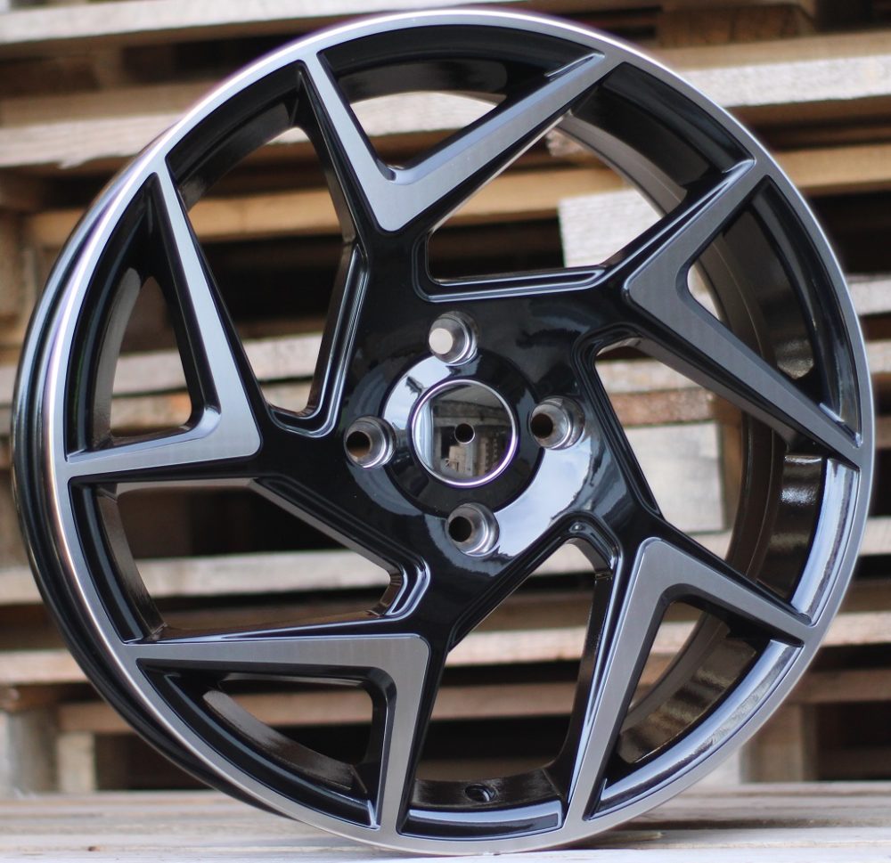 Diski R15 4x108 J6.5 ET40 RACINGLINE XE172 FORD Black Polished