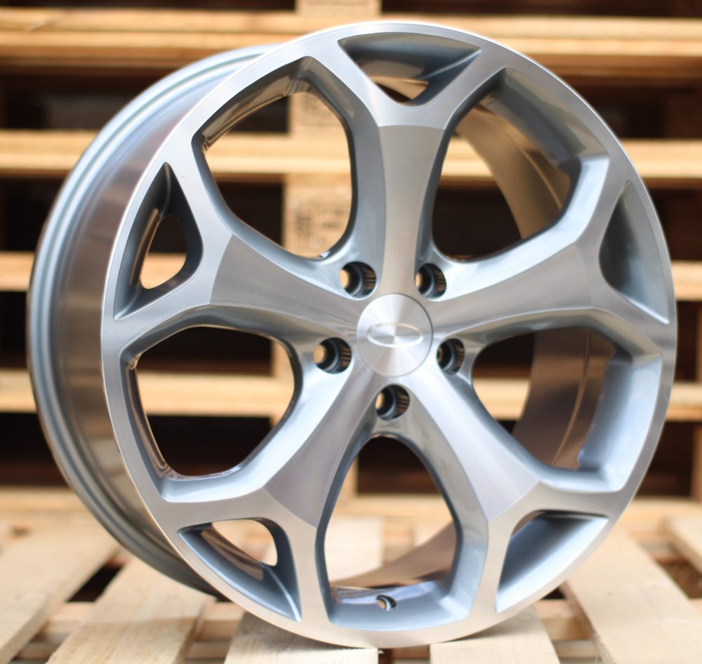 Diski R15 4x108 J6.5 ET47.5 RACINGLINE BK386 FORD Grey Polished