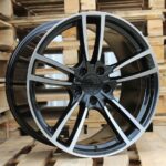 Diski R21 5×130 J11.5 ET55 RACINGLINE B1378 PORCHE Black Polished (Rear+Front)