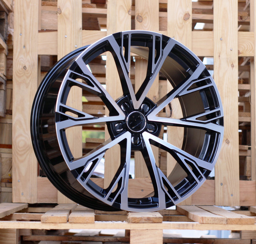 Diski R19 5x112 J8.5 ET40 RACINGLINE I5170 AUDI Black Polished