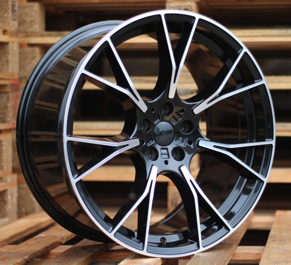 Diski R20 5x112 J8.5 ET26 RACINGLINE B1617 BMW Black Polished