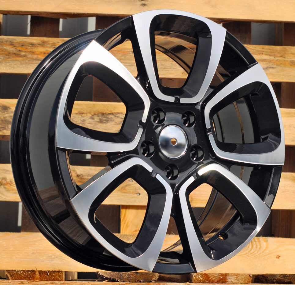 Diski R16 5x108 J6.5 ET47 RACINGLINE B5850 CITROEN Black Polished