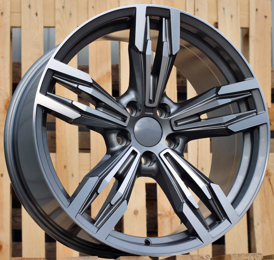 Diski R18 5x120 J8 ET30 RACINGLINE BY983 BMW Grey Polished (Rear+Front)