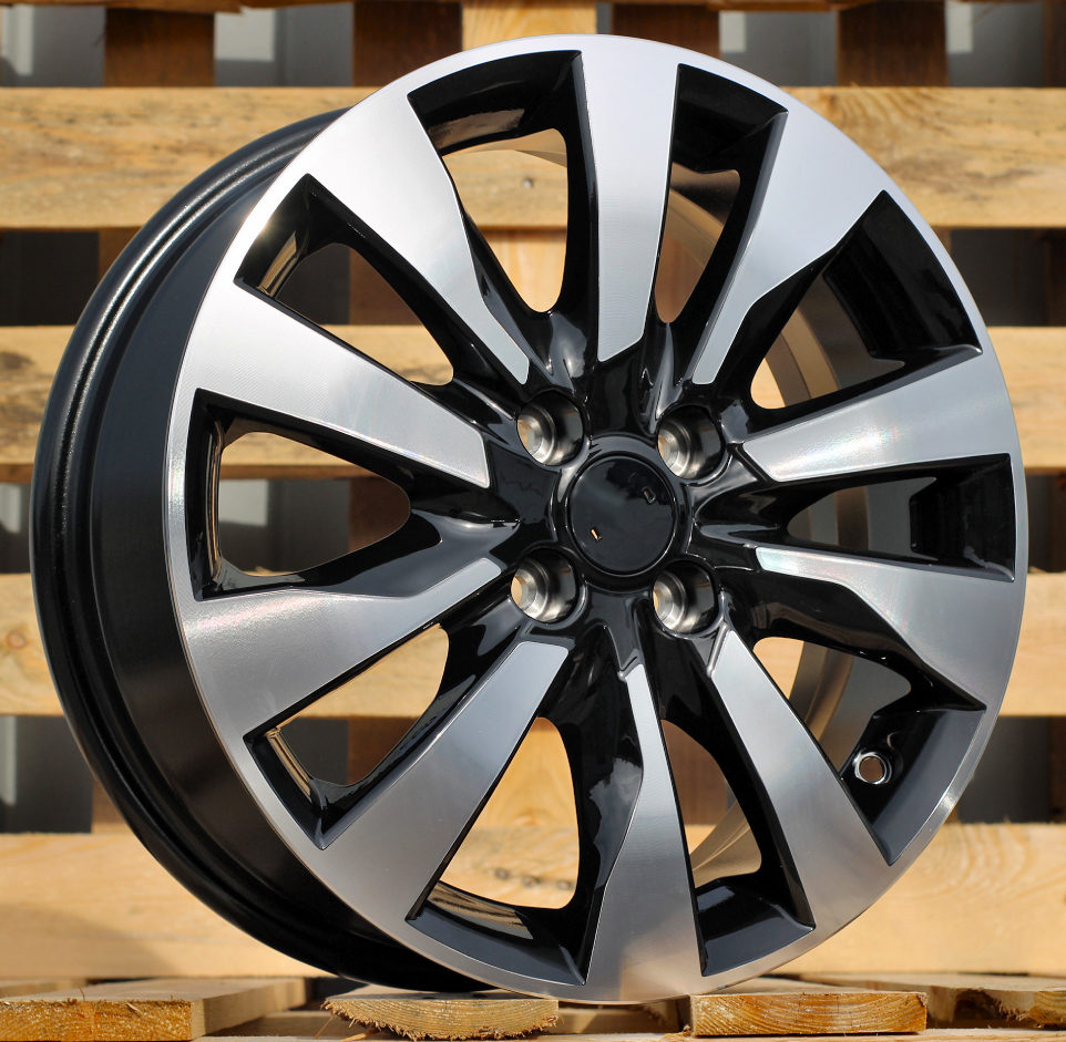 Diski R16 4x100 J6 ET45 RACINGLINE W1785 Black Polished