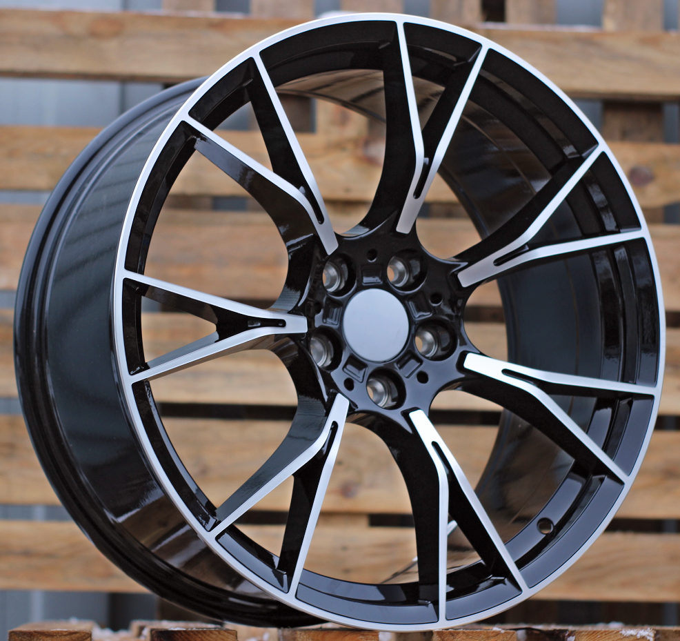 Diski R18 5x120 J8 ET30 RACINGLINE B1617 BMW Black Polished