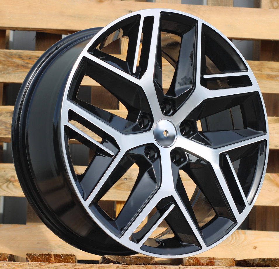 Diski R19 5x112 J8 ET45 RACINGLINE B1109 SEAT Black Polished