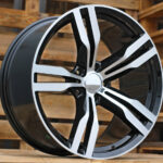 Diski R19 5×120 J8.5 ET25 RACINGLINE B5327 BMW Black Polished (Rear+Front)