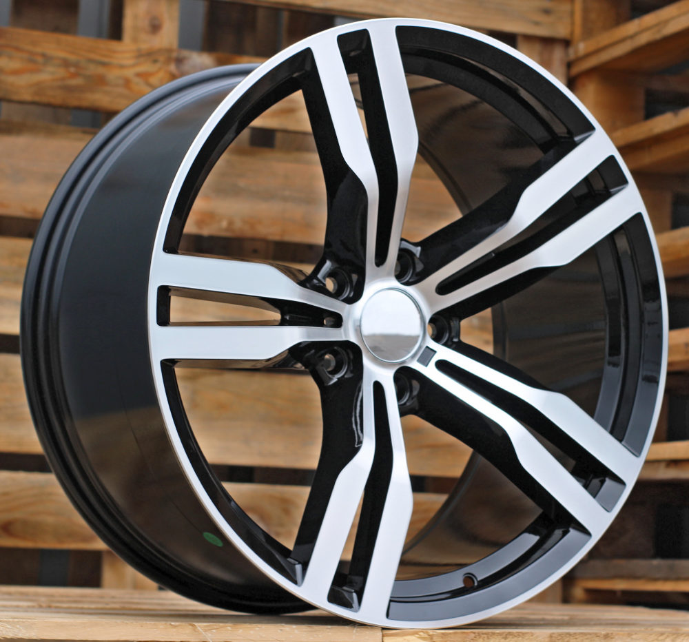 Diski R19 5x120 J9.5 ET39 RACINGLINE B5327 BMW Black Polished (Rear+Front)