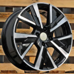 Diski R17 4×108 J7 ET32 RACINGLINE B5906 PEUGEOT Black Polished