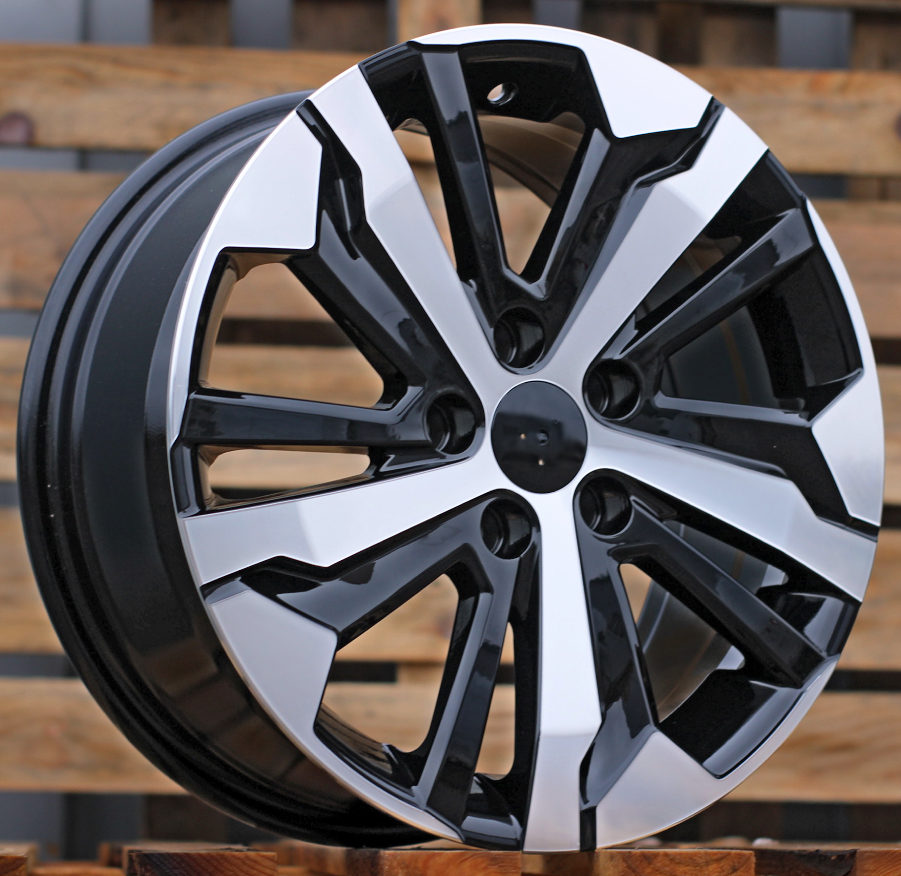 Diski R16 5x108 J7 ET44 RACINGLINE B5837 PEUGEOT Black Polished