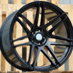 Diski R22 5×120 J12 ET35 RACINGLINE A6114 BMW Black (Rear+Front)