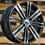 Diski R15 4×100 J6 ET48 RACINGLINE B5834 KIA Black Polished