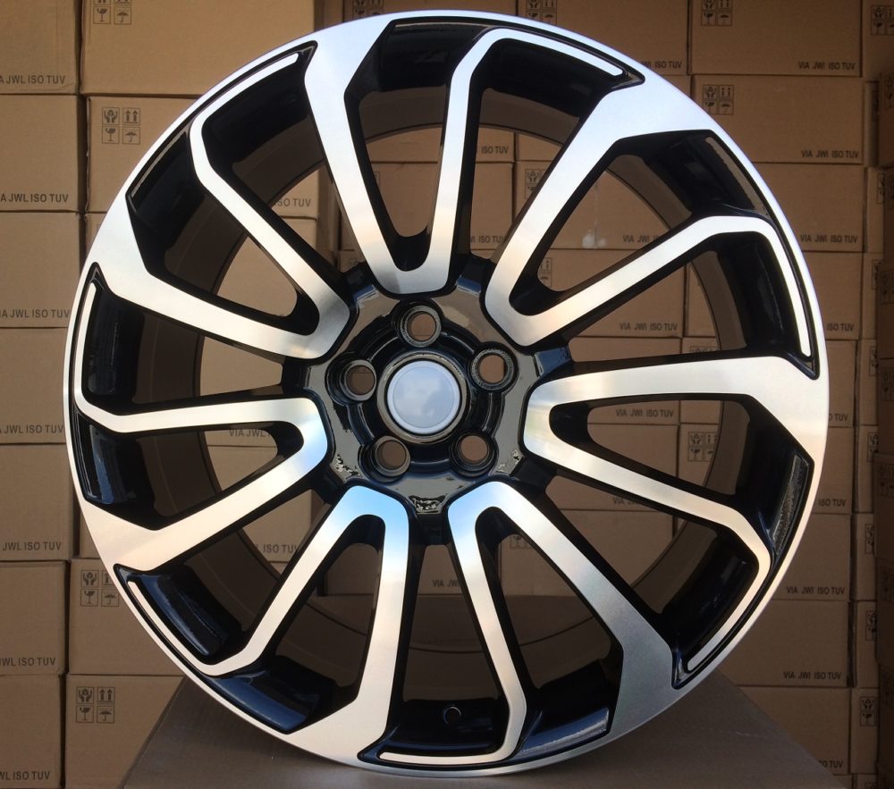 Diski R20 5x120 J9.5 ET49 RACINGLINE BY959 LANDROVER Black Polished