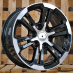 Diski R17 6×139.7 J7.5 ET38 RACINGLINE B1649 4X4 Black Polished