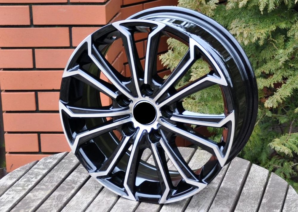 Diski R15 5x114.3 J6 ET40 RACINGLINE BK667 TOYOTA Black Polished