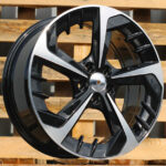 Diski R17 5×100 J7 ET51 RACINGLINE B5943 SEAT Black Polished