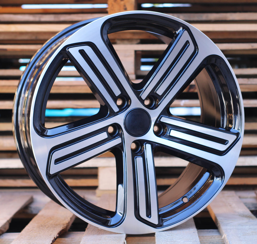 Diski R16 5x112 J7 ET45 RACINGLINE BK795 VW Black Polished