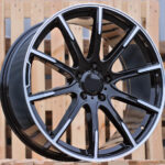 Diski R22 5×130 J10 ET36 RACINGLINE FE236 MERCEDES Black Polished