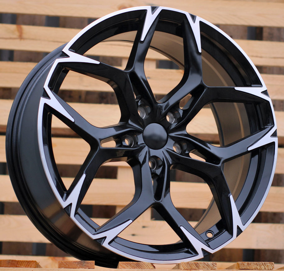 Diski R18 5x112 J8 ET40 CUPRA I5572 Black Polished Half Matt