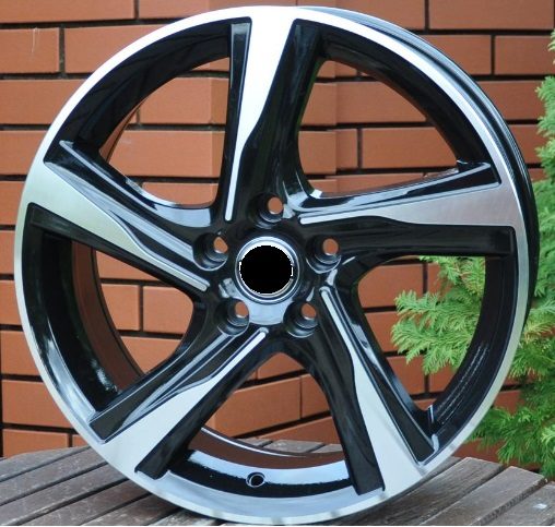 Diski R17 5x108 J7.5 ET50 RACINGLINE BY115 VOLVO Black Polished