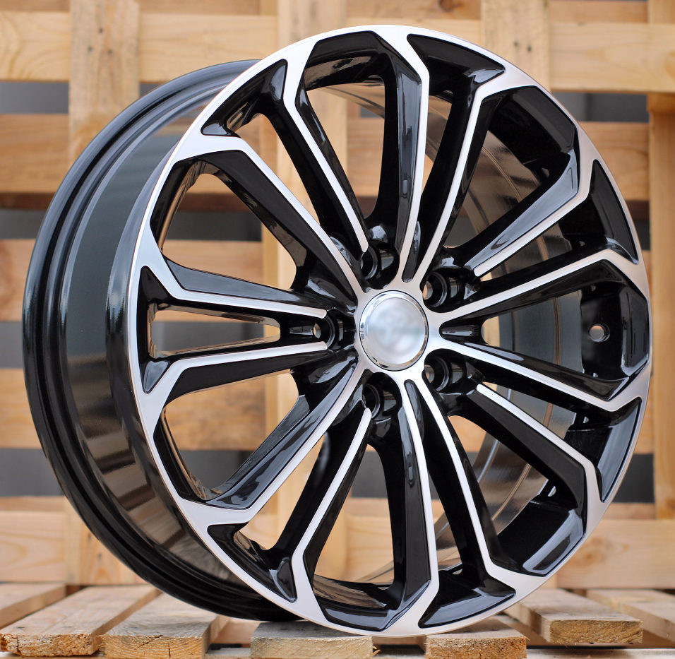 Diski R17 5x114.3 J7 ET45 RACINGLINE BK667 TOYOTA Black Polished