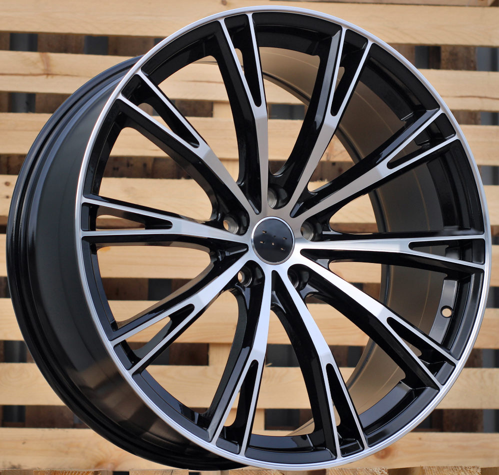 Diski R21 5x112 J9 ET30 RACINGLINE H5060 AUDI Black Polished