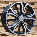 Diski R17 5×108 J7 ET46 RACINGLINE BK591 PEUGEOT Black Polished