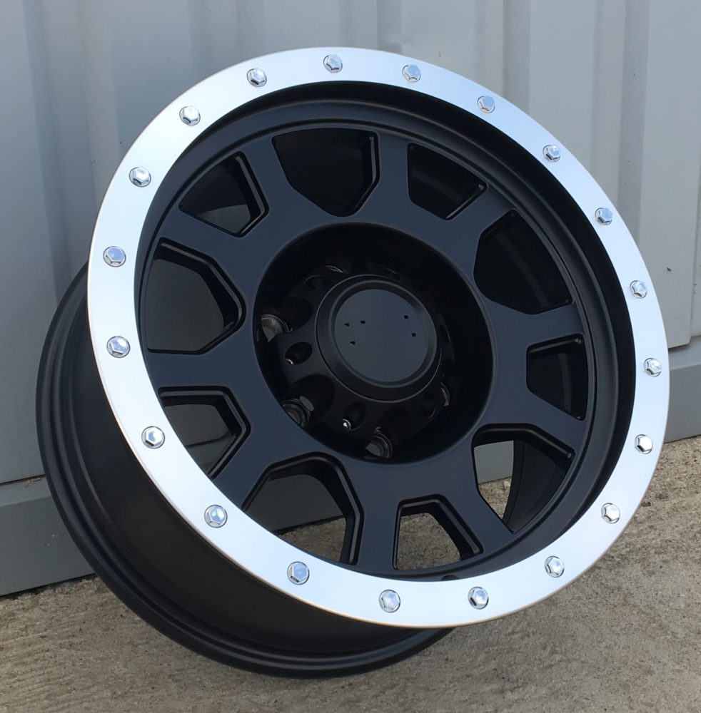 Diski R16 5x139.7 J8 ETM25 RACINGLINE XFC13 4X4 Black Half Matt