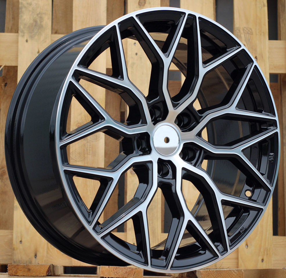 Diski R17 5x105 J7.5 ET40 RACINGLINE B5812 Black Polished