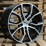 Diski R21 5×130 J9.5 ET46 RACINGLINE B5362 PORCHE Black Polished (Rear+Front)