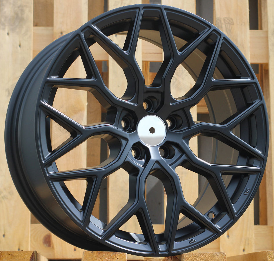 Diski R17 5x108 J7.5 ET40 RACINGLINE B5812 Black Half Matt