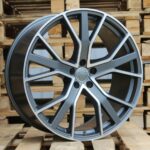 Diski R21 5×112 J9 ET30 RACINGLINE B5131 AUDI Grey Polished Half Matt