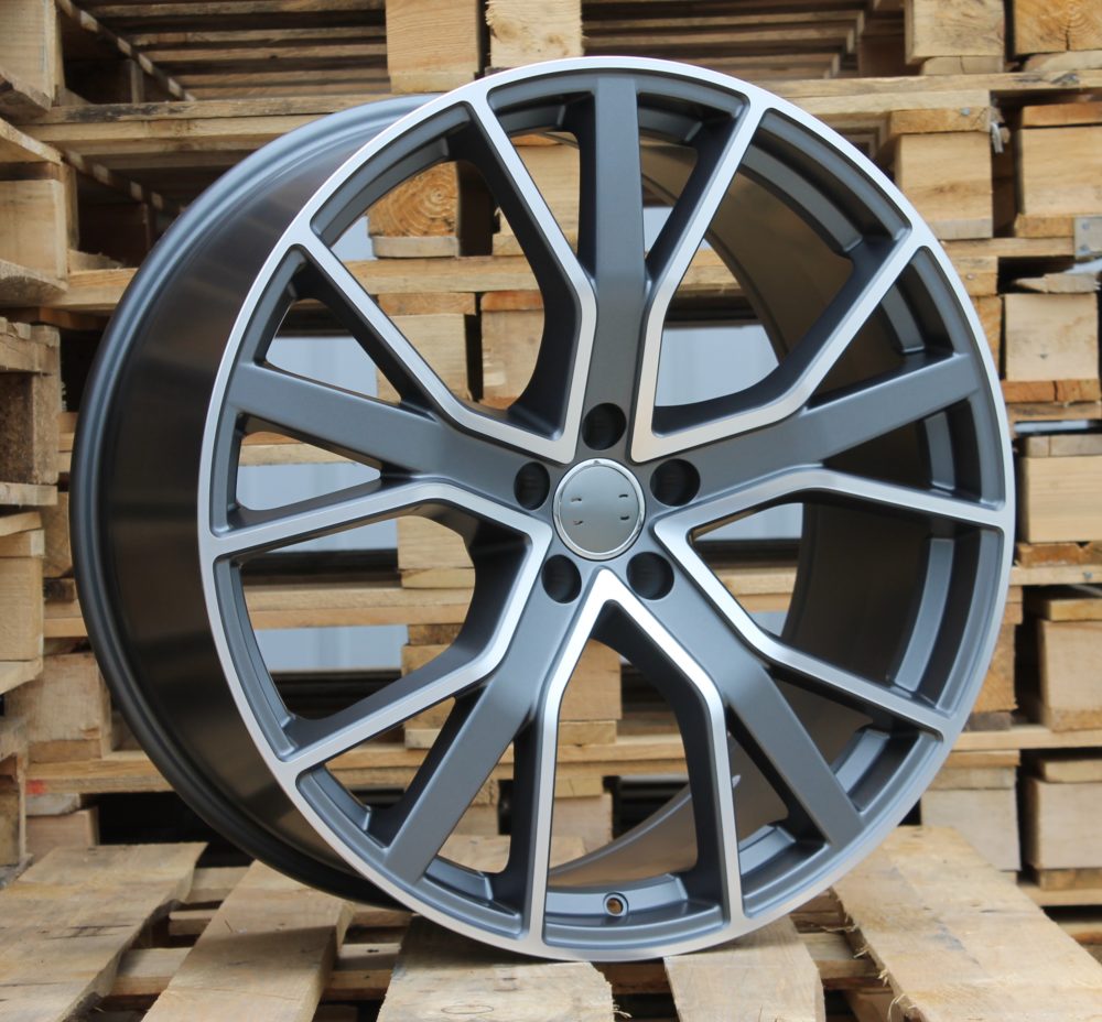 Diski R21 5x112 J9.5 ET31 RACINGLINE B5131 AUDI Grey Polished Half Matt