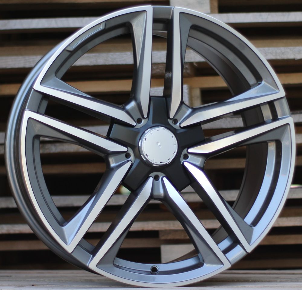 Diski R19 5x112 J9.5 ET45 RACINGLINE B1558 MERCEDES Grey Polished (Rear+Front)