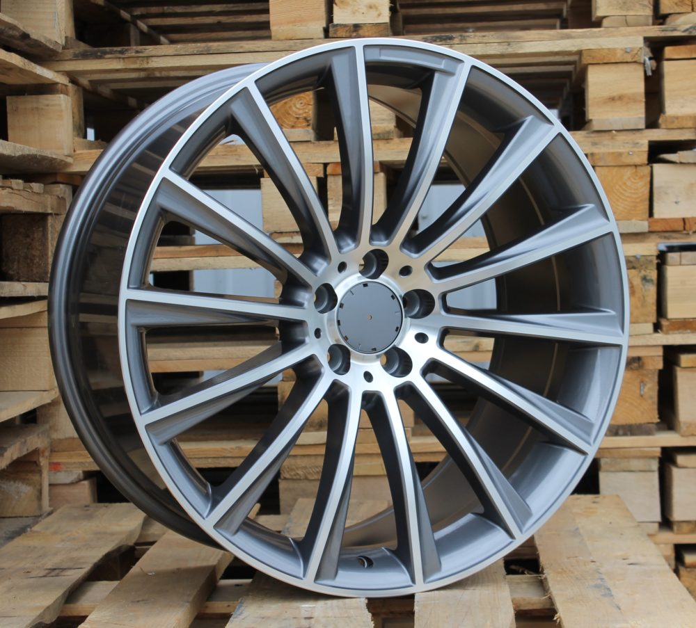 Diski R20 5x112 J9.5 ET22 RACINGLINE B1048 MERCEDES Grey Polished +PC