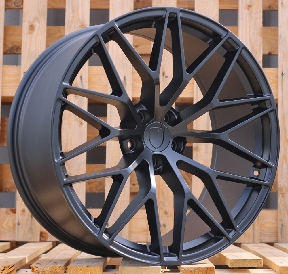 Diski R21 5x112 J9.5 ET26 RACINGLINE 3S1067 PORCHE Black Half Matt (Rear+Front)