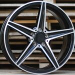 Diski R19 5×112 J8 ET43 RACINGLINE B5052 MERCEDES Black Polished (Rear+Front)