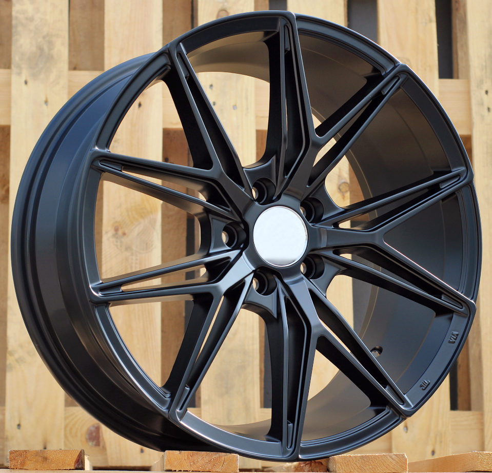 Diski R18 5x112 J8 ET40 RACINGLINE Y0036 Black Half Matt