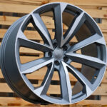 Diski R22 5×112 J10 ET26 RACINGLINE B5815 AUDI Grey Polished +PC