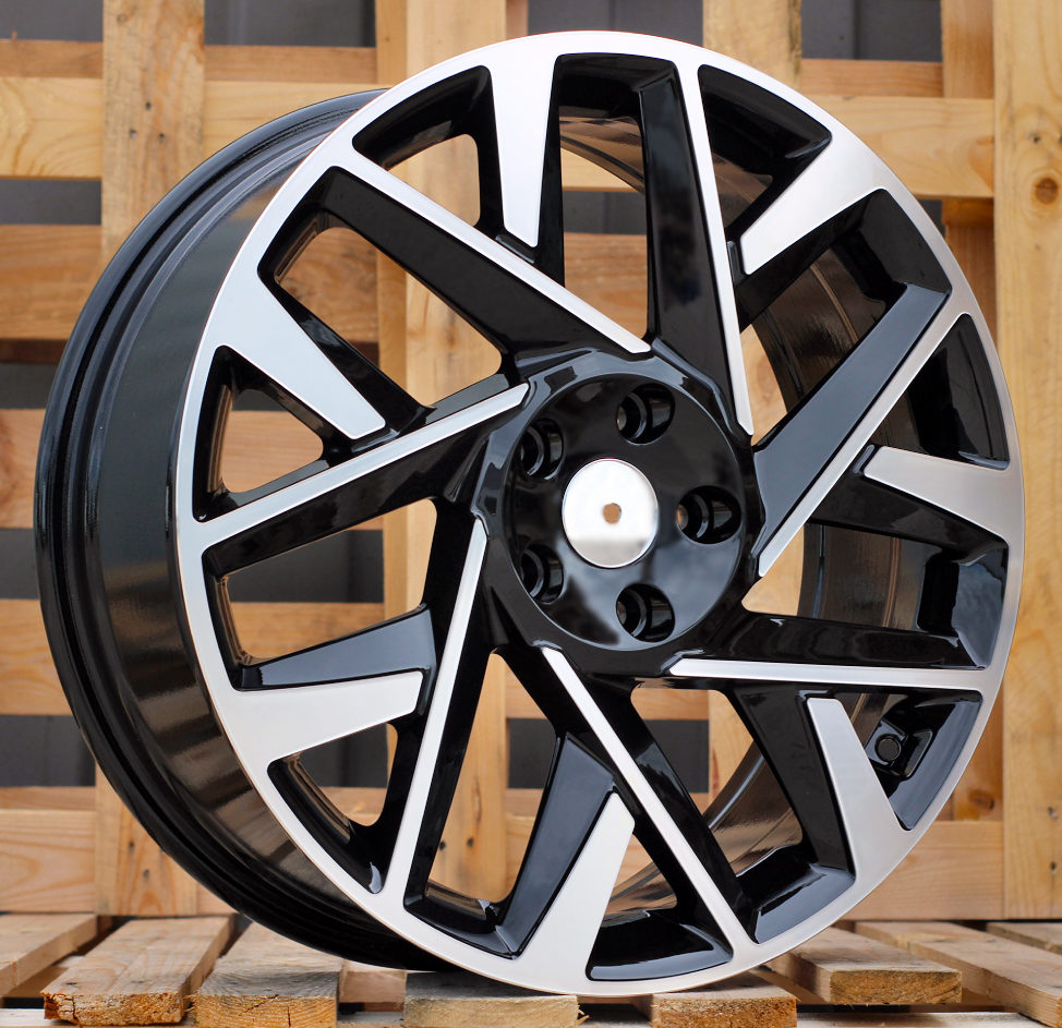 Diski R18 5x114.3 J7.5 ET49.5 RACINGLINE 3S1072 HYUNDAI Black Polished