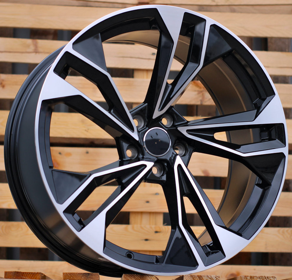 Diski R18 5x112 J8 ET31 RACINGLINE I5493 AUDI Black Polished