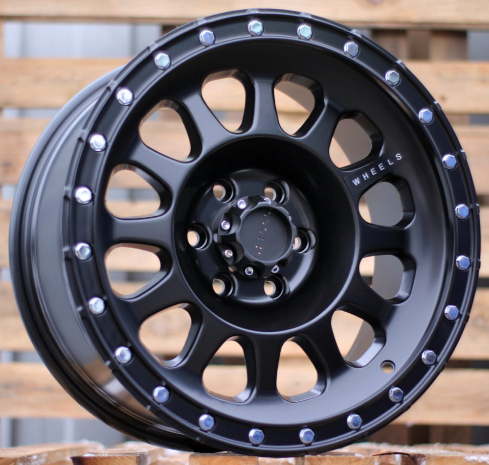 Diski R17 6x120 J8.5 ET RACINGLINE H1019 4X4 Black Matt