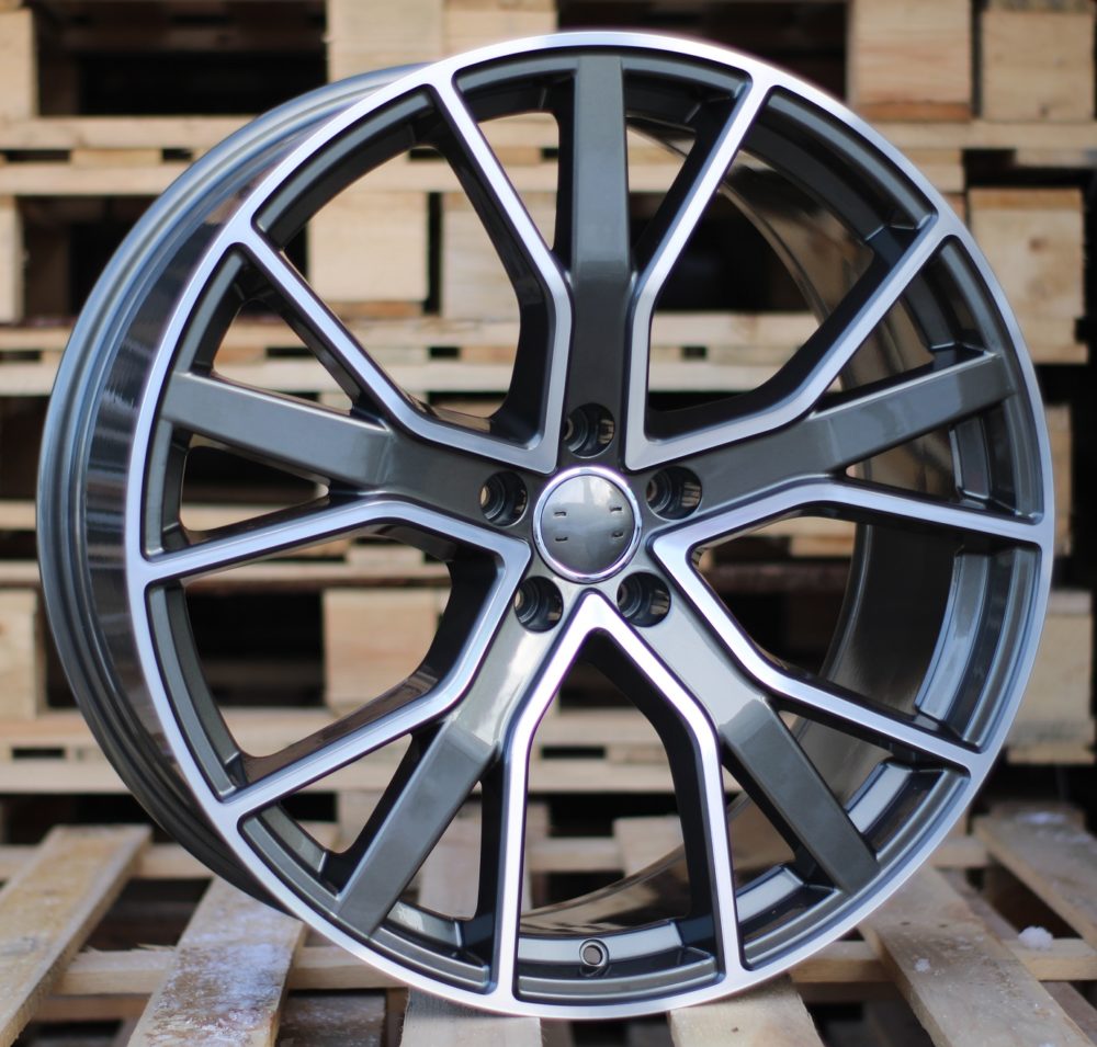 Diski R22 5x112 J9.5 ET31 RACINGLINE B5131 AUDI Grey Polished