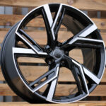 Diski R21 5×112 J9.5 ET25 RACINGLINE B1571 AUDI Black Polished