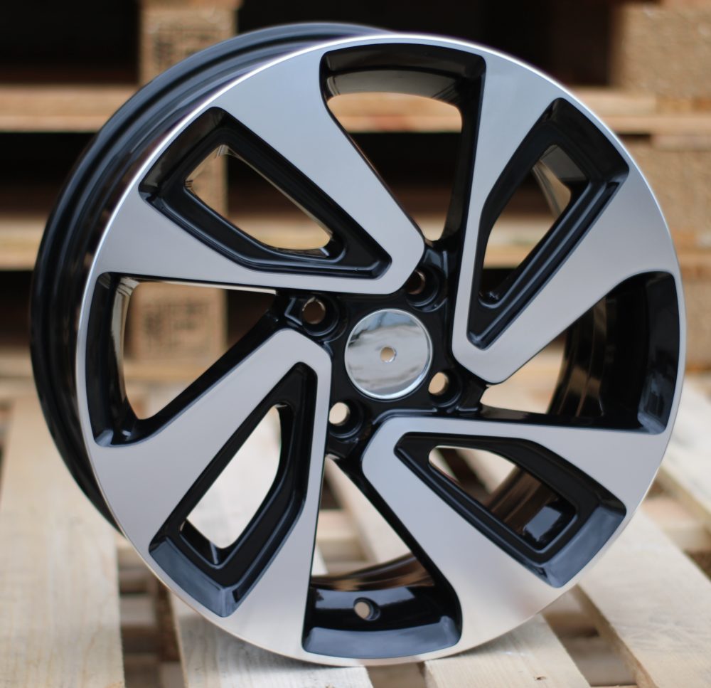 Diski R15 4x100 J6 ET45 RACINGLINE A422 KIA Black Polished