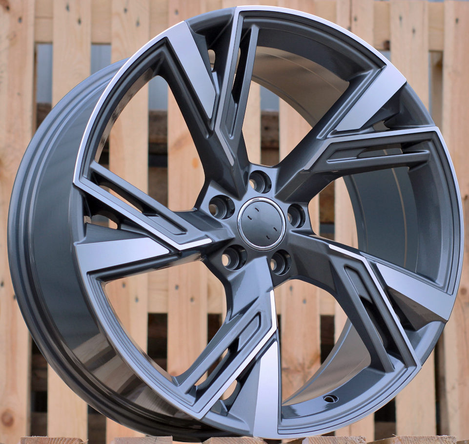 Diski R18 5x112 J8 ET30 RACINGLINE B1571 AUDI Grey Polished