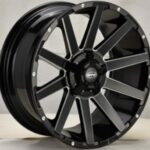 Diski R20 6×139.7 J9 ET RACINGLINE B1443 4X4 Black Half Matt