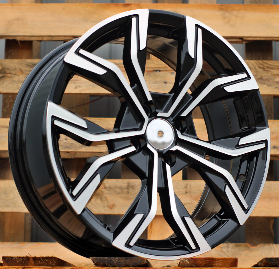 Diski R15 4x100 J6.5 ET37 RACINGLINE B5920 RENAULT Black Polished