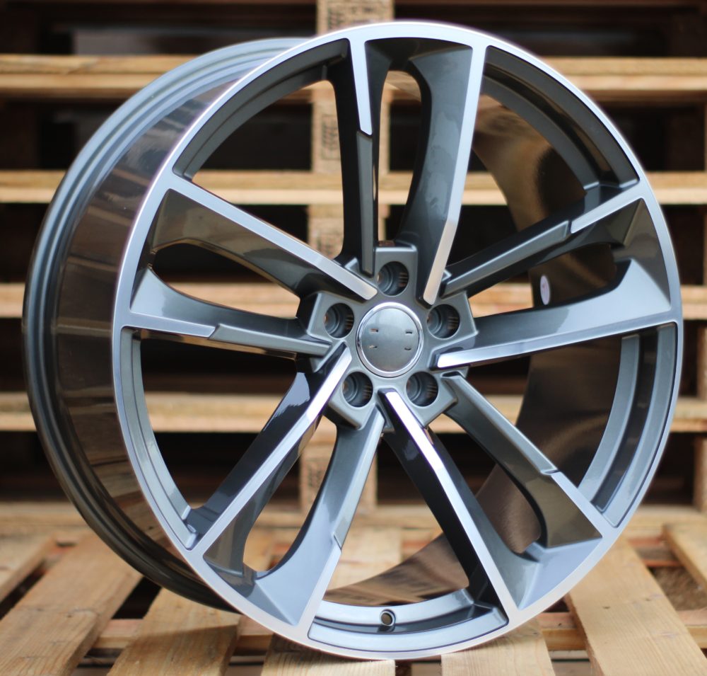 Diski R21 5x112 J9 ET33 RACINGLINE XFE81 AUDI Grey Polished